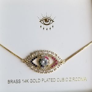 Arm Candy Eye Candy Los Angeles Luxe Bracelet 
18K